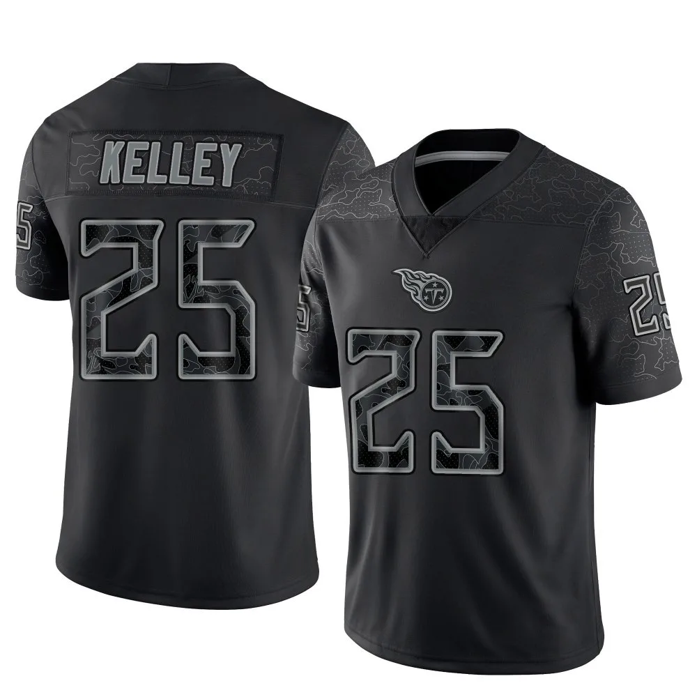 Men's Tennessee Titans Joshua Kelley Nike Reflective Limited Black Jersey Men's Tennessee Titans Joshua Kelley Nike Reflective Limited Black Jersey