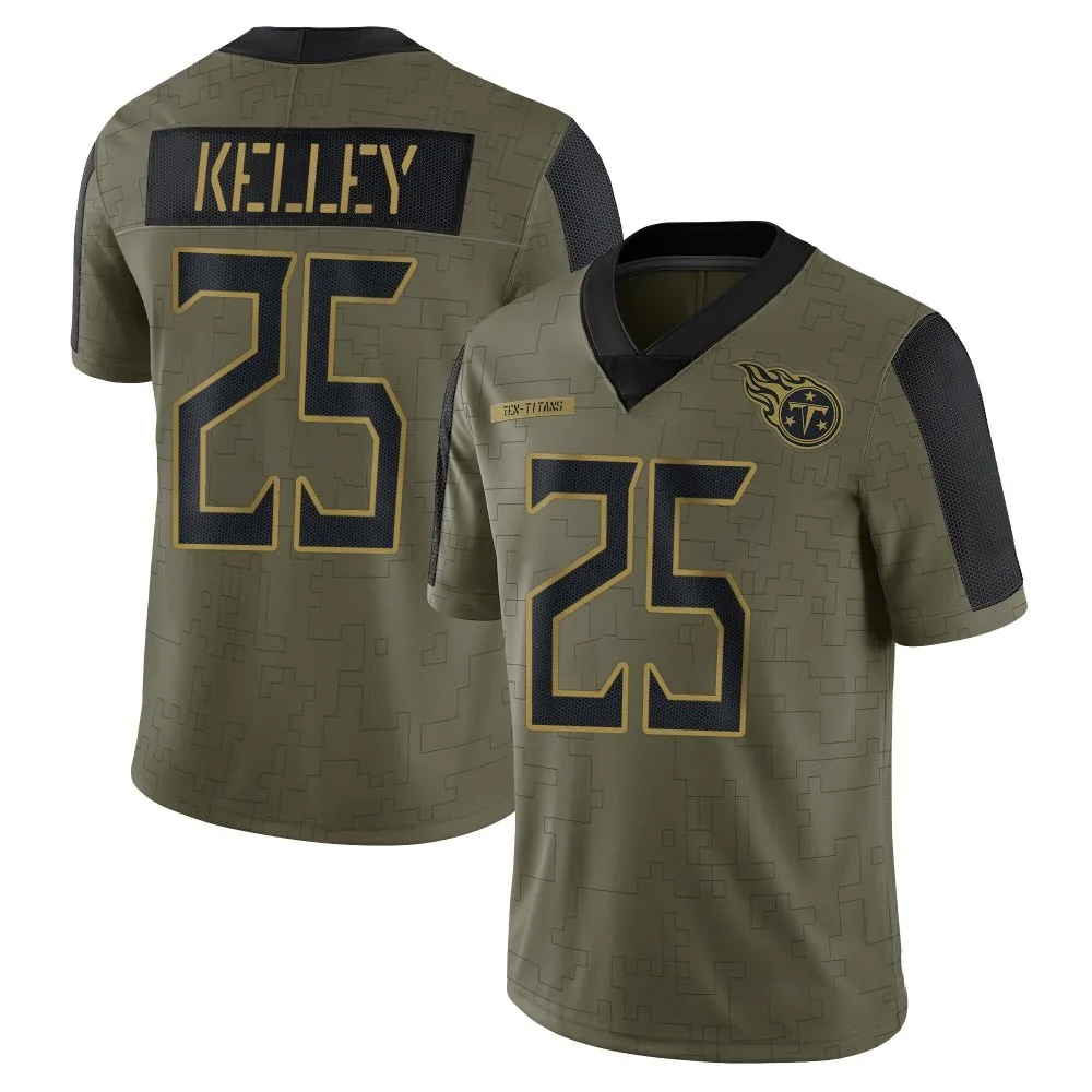 Youth Tennessee Titans Joshua Kelley Nike 2021 Salute To Service Limited Olive Jersey Youth Tennessee Titans Joshua Kelley Nike 2021 Salute To Service Limited Olive Jersey