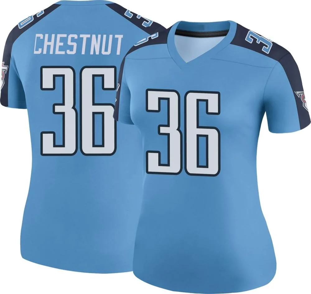 Women's Tennessee Titans Julius Chestnut Nike Color Rush Legend Light Blue Jersey Women's Tennessee Titans Julius Chestnut Nike Color Rush Legend Light Blue Jersey