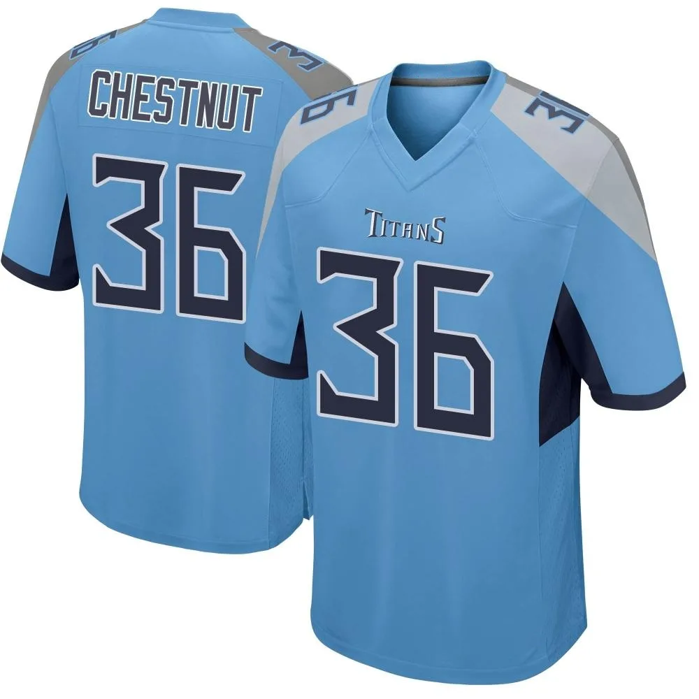 Youth Tennessee Titans Julius Chestnut Nike Game Light Blue Jersey Youth Tennessee Titans Julius Chestnut Nike Game Light Blue Jersey