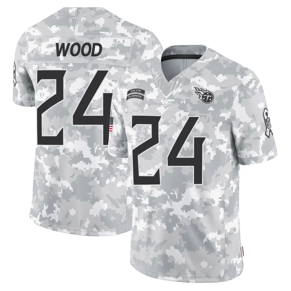 Youth Tennessee Titans Julius Wood Nike 2024 Salute to Service Limited Arctic Camo Jersey Youth Tennessee Titans Julius Wood Nike 2024 Salute to Service Limited Arctic Camo Jersey