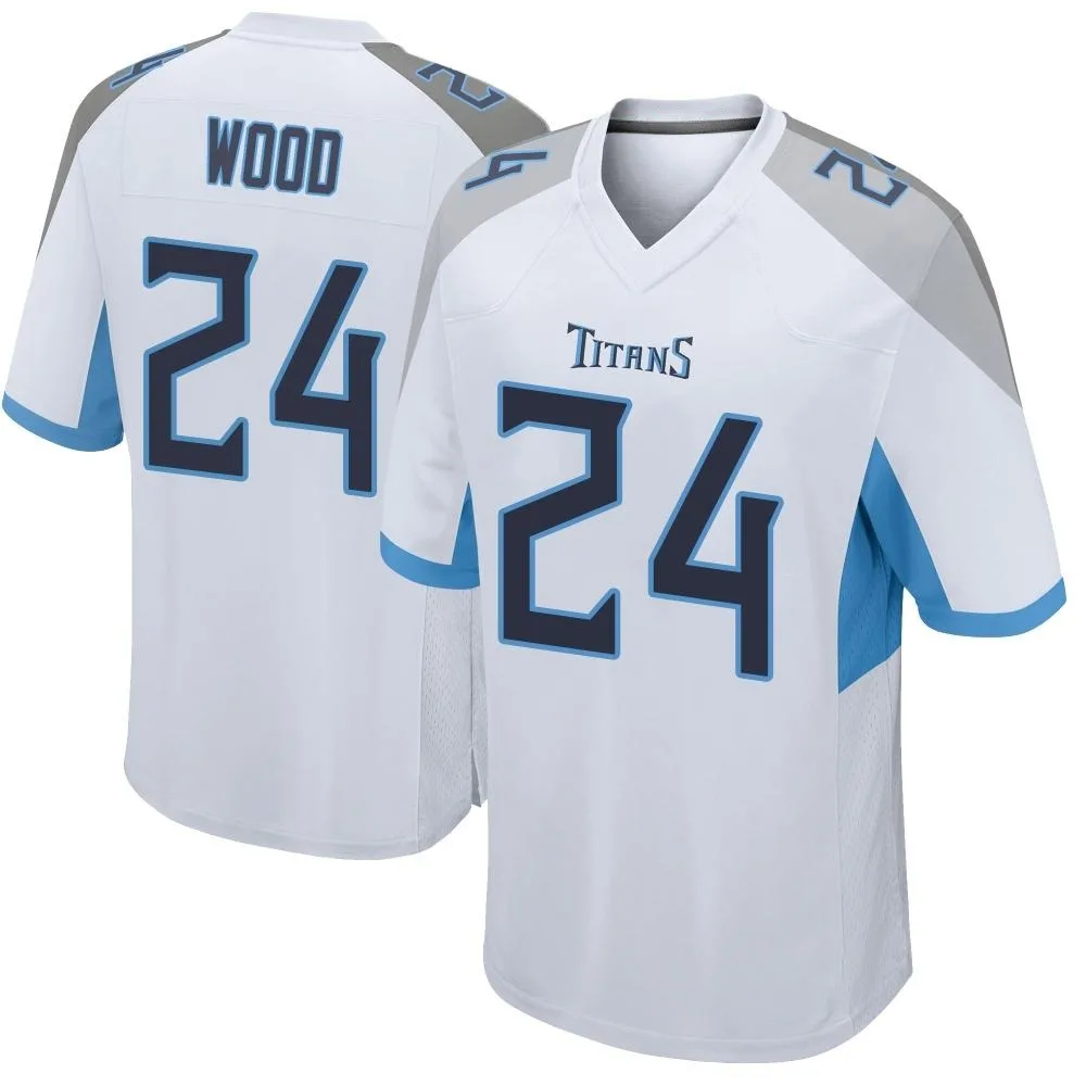 Youth Tennessee Titans Julius Wood Nike Game White Jersey Youth Tennessee Titans Julius Wood Nike Game White Jersey