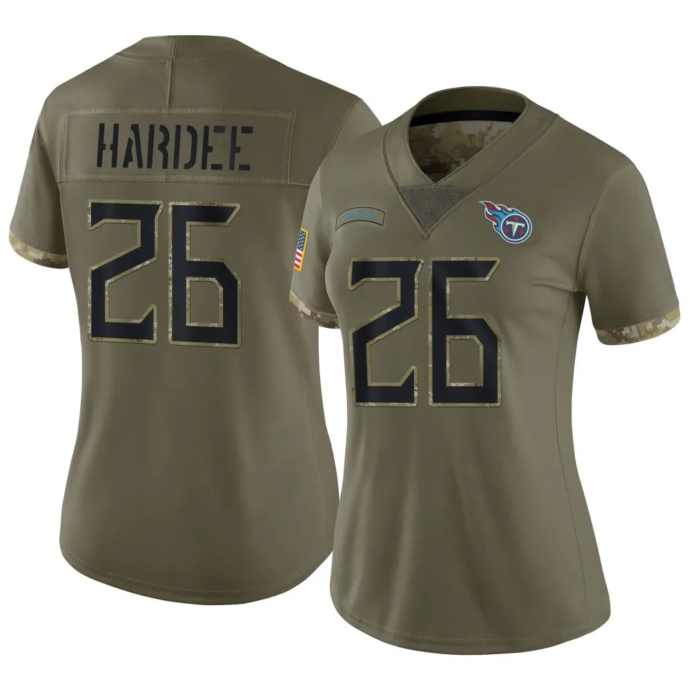 Women's Tennessee Titans Justin Hardee Sr. Nike 2022 Salute To Service Limited Olive Jersey Women's Tennessee Titans Justin Hardee Sr. Nike 2022 Salute To Service Limited Olive Jersey