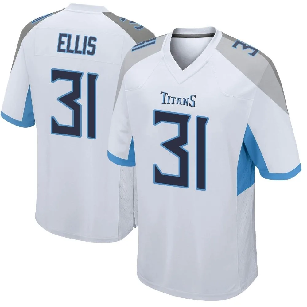 Men's Tennessee Titans Keaton Ellis Nike Game White Jersey Men's Tennessee Titans Keaton Ellis Nike Game White Jersey