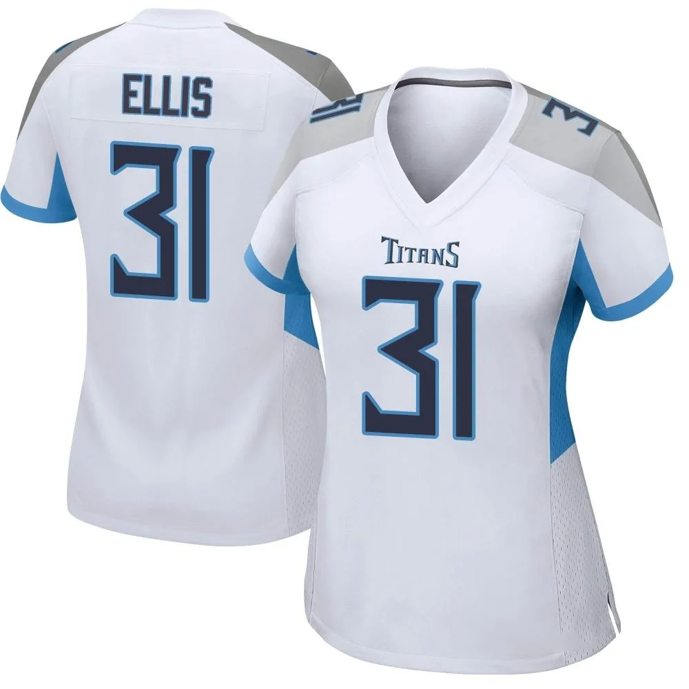 Women's Tennessee Titans Keaton Ellis Nike Game White Jersey Women's Tennessee Titans Keaton Ellis Nike Game White Jersey