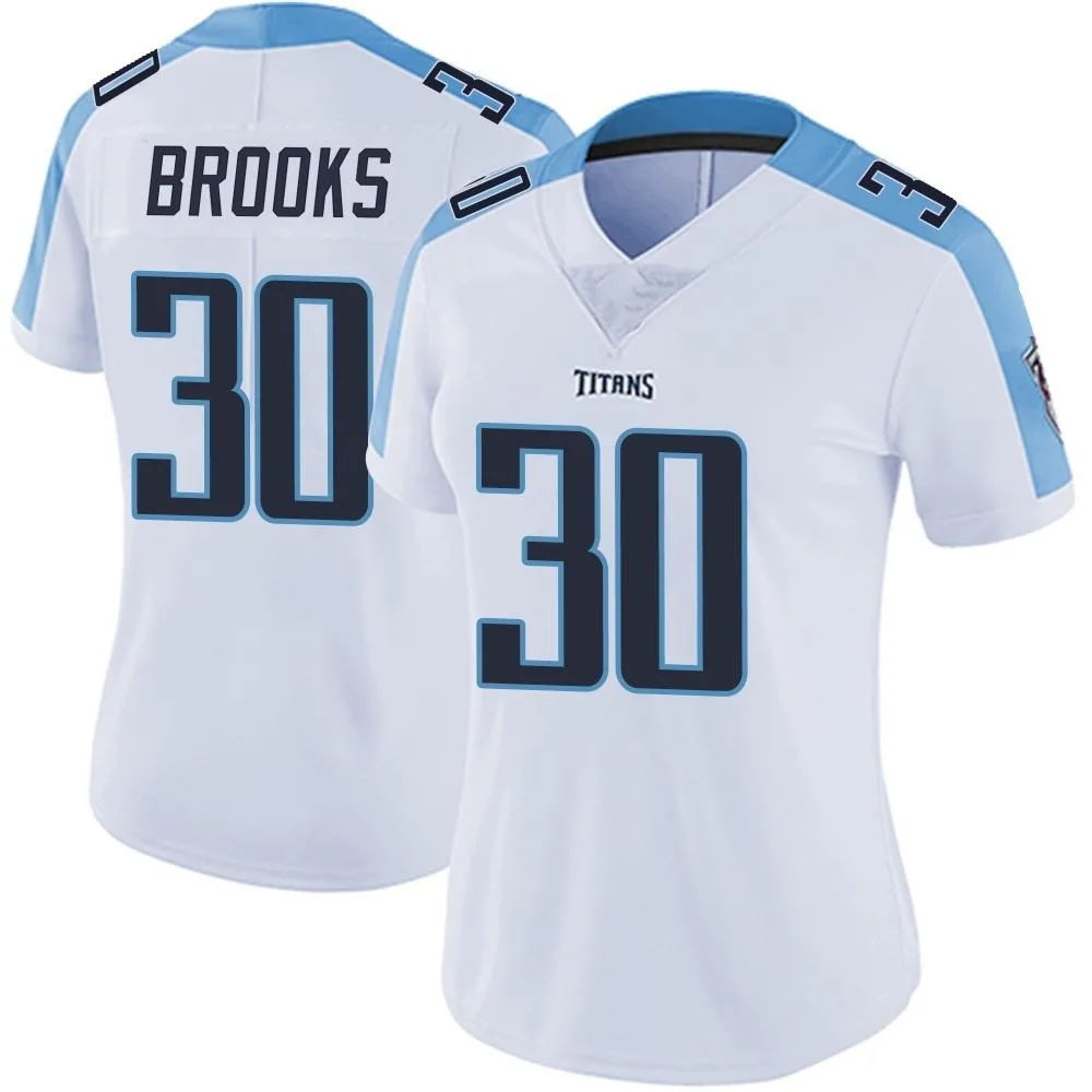 Women's Tennessee Titans Kendell Brooks Nike Vapor Untouchable Limited White Jersey Women's Tennessee Titans Kendell Brooks Nike Vapor Untouchable Limited White Jersey