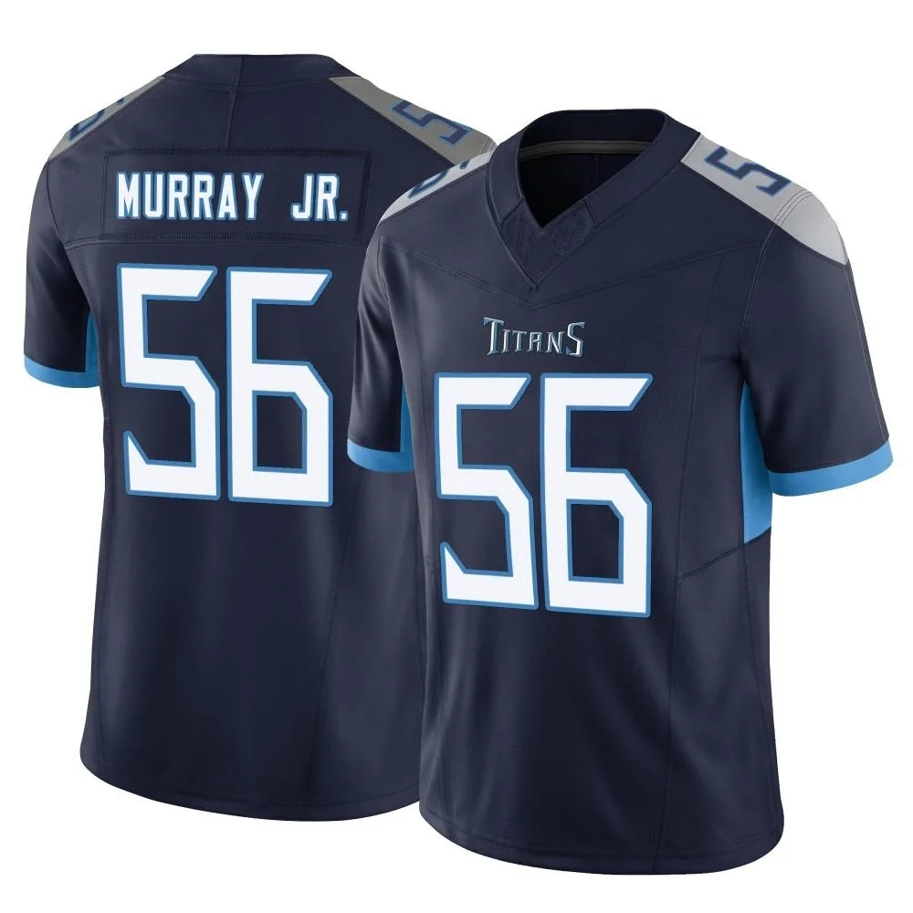 Men's Tennessee Titans Kenneth Murray Jr. Nike Vapor F.U.S.E. Limited Navy Jersey Men's Tennessee Titans Kenneth Murray Jr. Nike Vapor F.U.S.E. Limited Navy Jersey