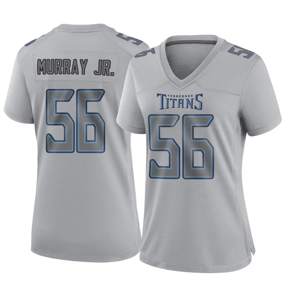 Women's Tennessee Titans Kenneth Murray Jr. Nike Atmosphere Fashion Game Gray Jersey Women's Tennessee Titans Kenneth Murray Jr. Nike Atmosphere Fashion Game Gray Jersey