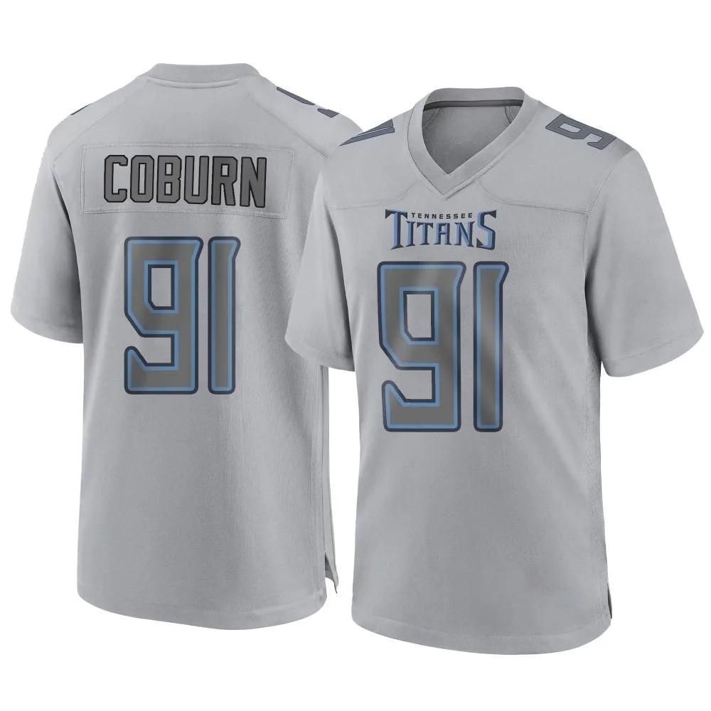 Men's Tennessee Titans Keondre Coburn Nike Atmosphere Fashion Game Gray Jersey Men's Tennessee Titans Keondre Coburn Nike Atmosphere Fashion Game Gray Jersey
