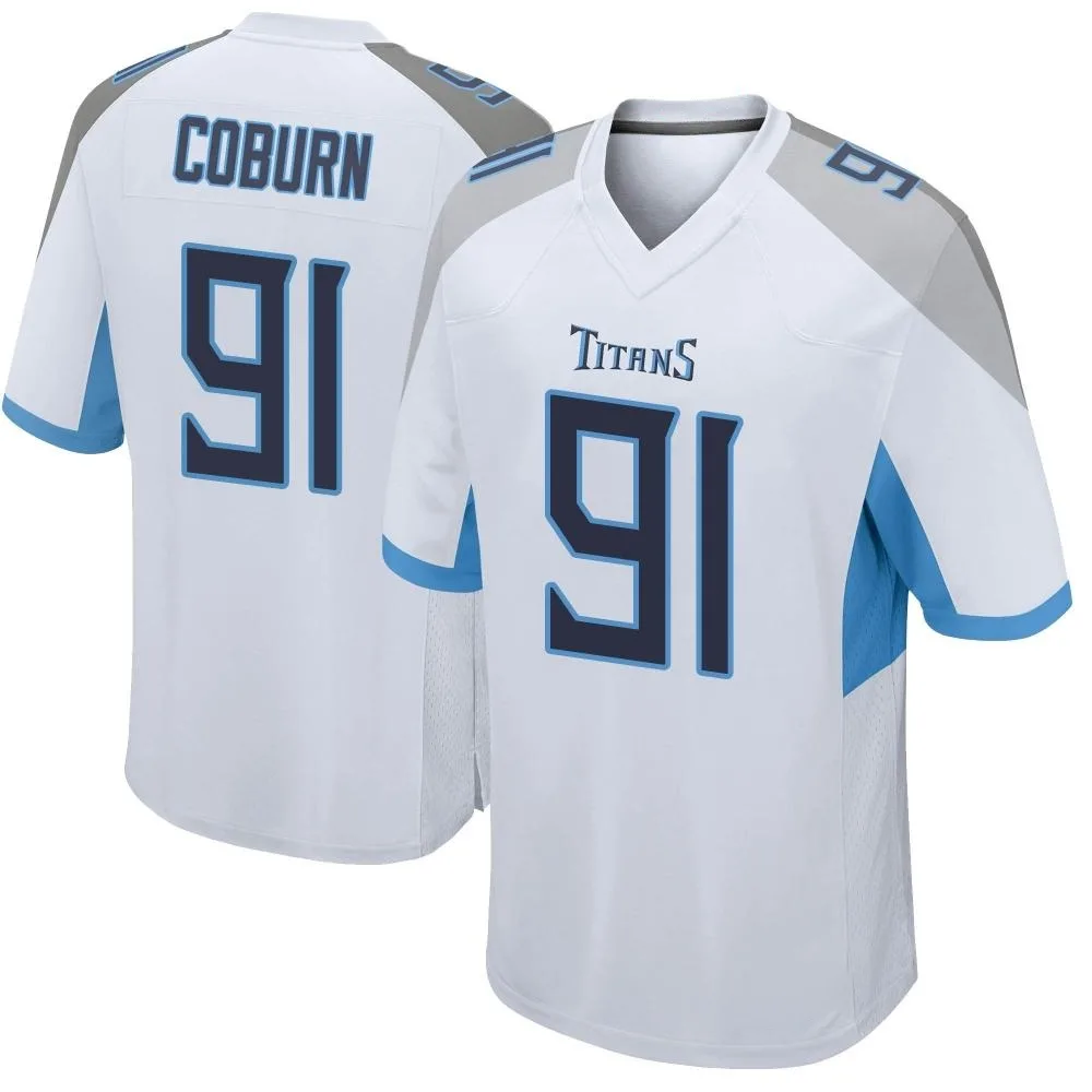 Men's Tennessee Titans Keondre Coburn Nike Game White Jersey Men's Tennessee Titans Keondre Coburn Nike Game White Jersey