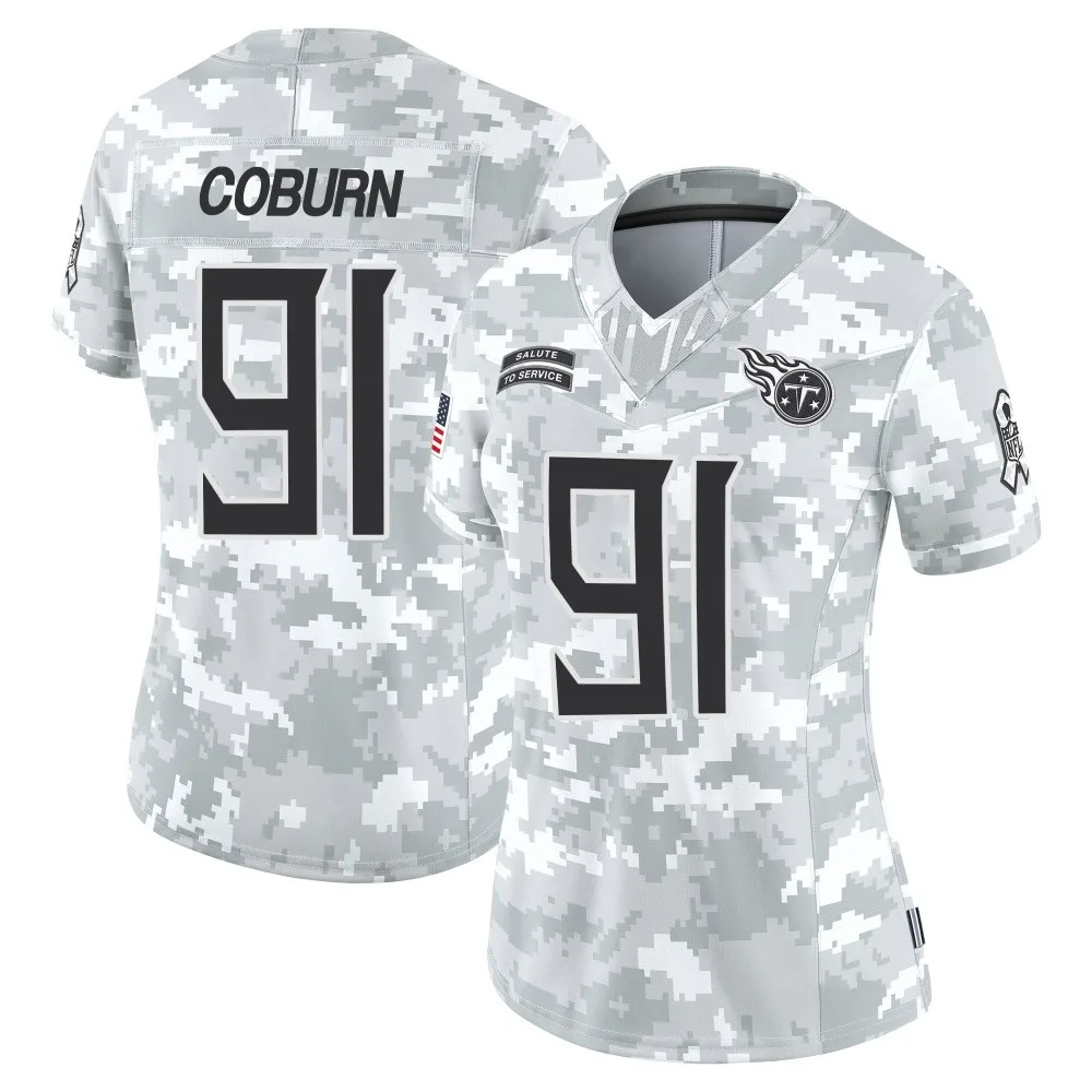 Women's Tennessee Titans Keondre Coburn Nike 2024 Salute to Service Limited Arctic Camo Jersey Women's Tennessee Titans Keondre Coburn Nike 2024 Salute to Service Limited Arctic Camo Jersey