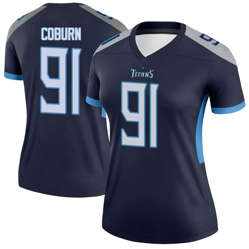 Women's Tennessee Titans Keondre Coburn Nike Legend Navy Jersey Women's Tennessee Titans Keondre Coburn Nike Legend Navy Jersey