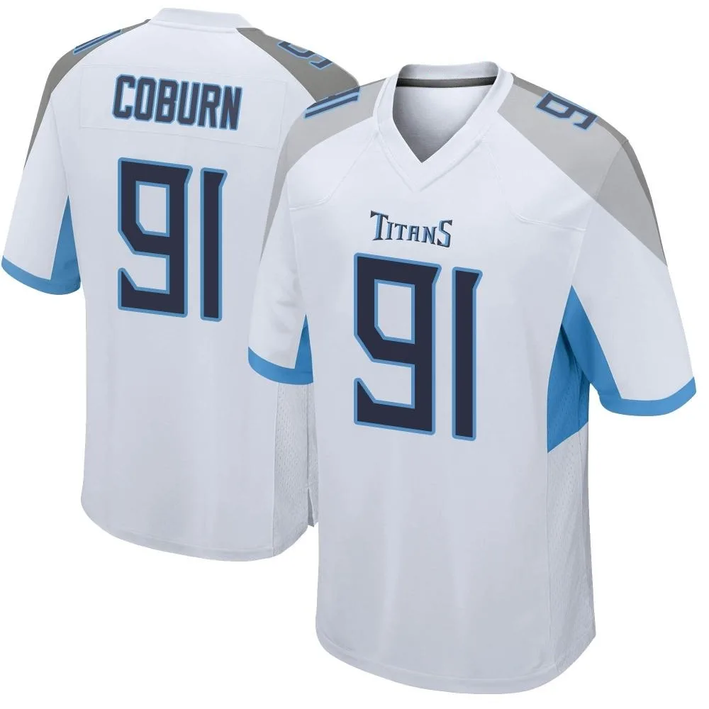 Youth Tennessee Titans Keondre Coburn Nike Game White Jersey Youth Tennessee Titans Keondre Coburn Nike Game White Jersey