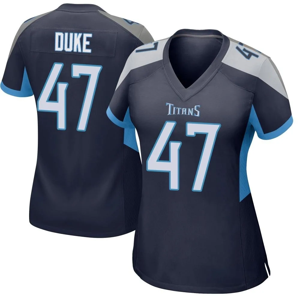 Women's Tennessee Titans Khalid Duke Nike Game Navy Jersey Women's Tennessee Titans Khalid Duke Nike Game Navy Jersey