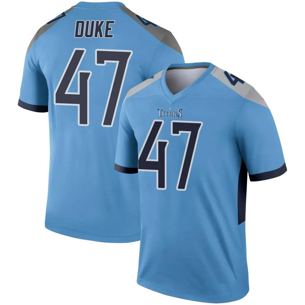Youth Tennessee Titans Khalid Duke Nike Legend Light Blue Jersey Youth Tennessee Titans Khalid Duke Nike Legend Light Blue Jersey
