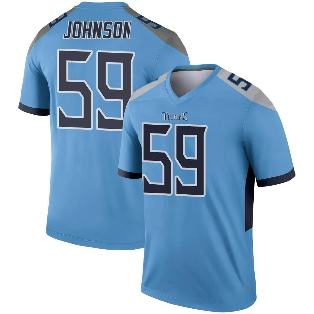 Men's Tennessee Titans Kyron Johnson Nike Legend Light Blue Jersey Men's Tennessee Titans Kyron Johnson Nike Legend Light Blue Jersey