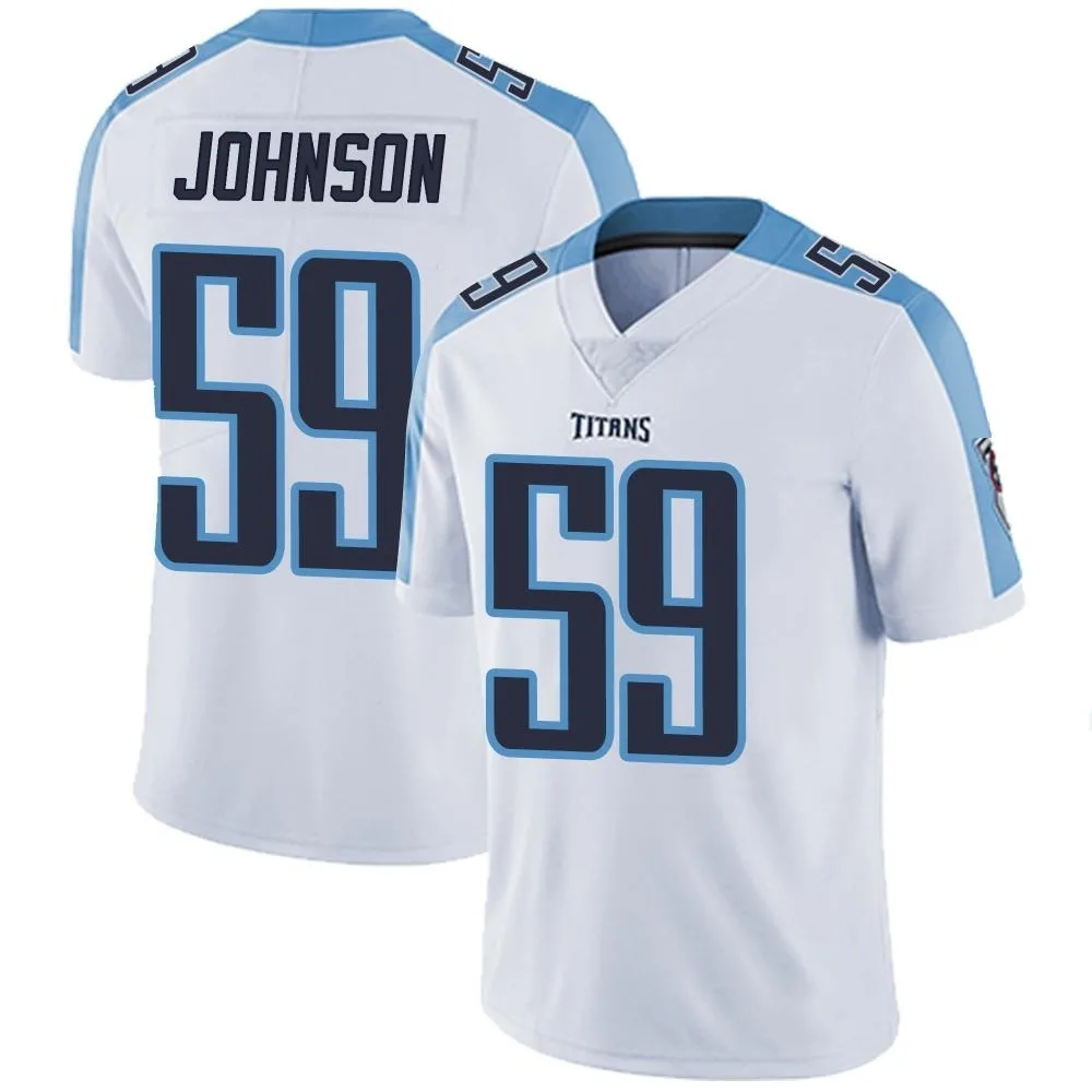 Men's Tennessee Titans Kyron Johnson Nike Vapor Untouchable Limited White Jersey Men's Tennessee Titans Kyron Johnson Nike Vapor Untouchable Limited White Jersey
