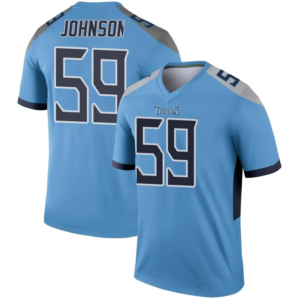 Youth Tennessee Titans Kyron Johnson Nike Legend Light Blue Jersey Youth Tennessee Titans Kyron Johnson Nike Legend Light Blue Jersey