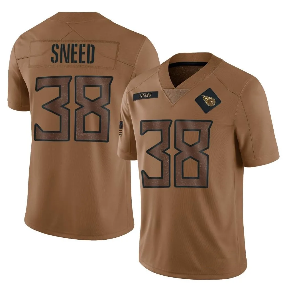 Men's Tennessee Titans L'jarius Sneed Nike 2023 Salute To Service Limited Brown Jersey Men's Tennessee Titans L'jarius Sneed Nike 2023 Salute To Service Limited Brown Jersey