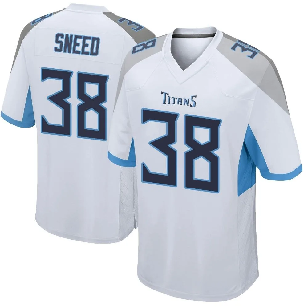 Men's Tennessee Titans L'jarius Sneed Nike Game White Jersey Men's Tennessee Titans L'jarius Sneed Nike Game White Jersey