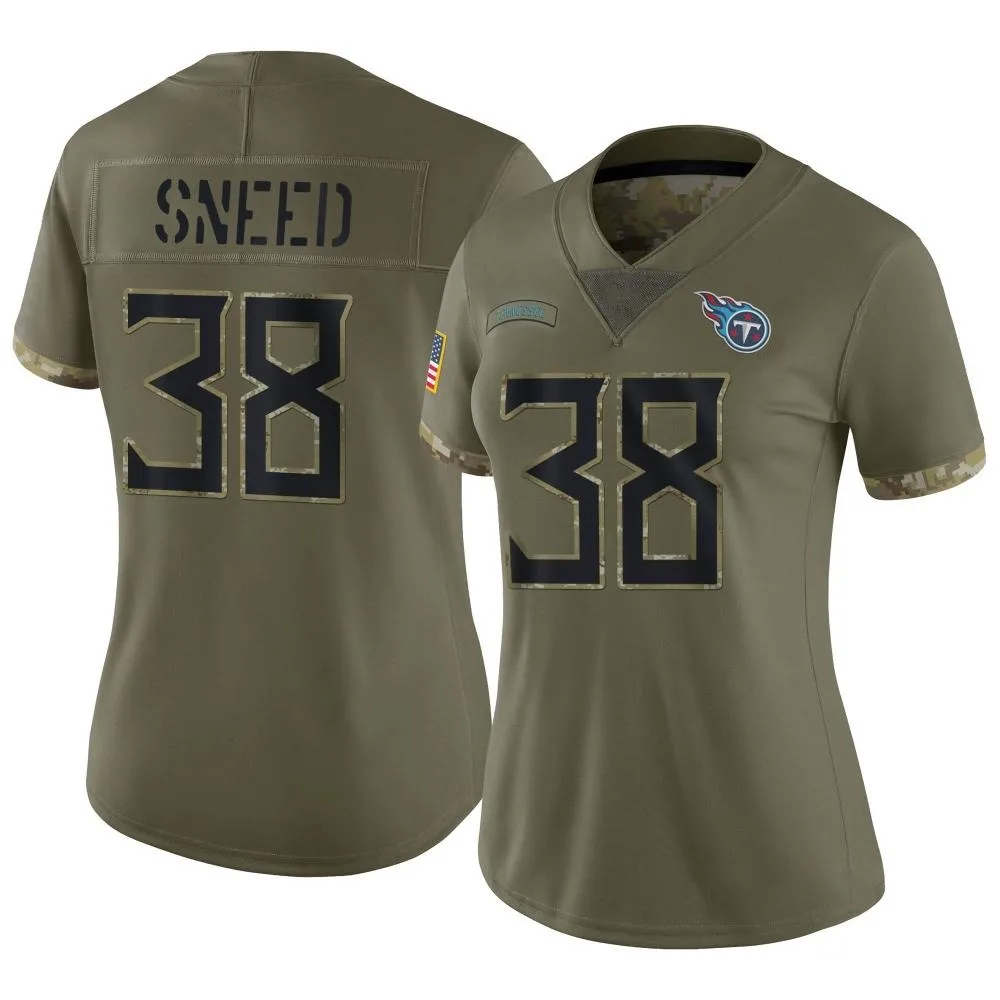 Women's Tennessee Titans L'jarius Sneed Nike 2022 Salute To Service Limited Olive Jersey Women's Tennessee Titans L'jarius Sneed Nike 2022 Salute To Service Limited Olive Jersey