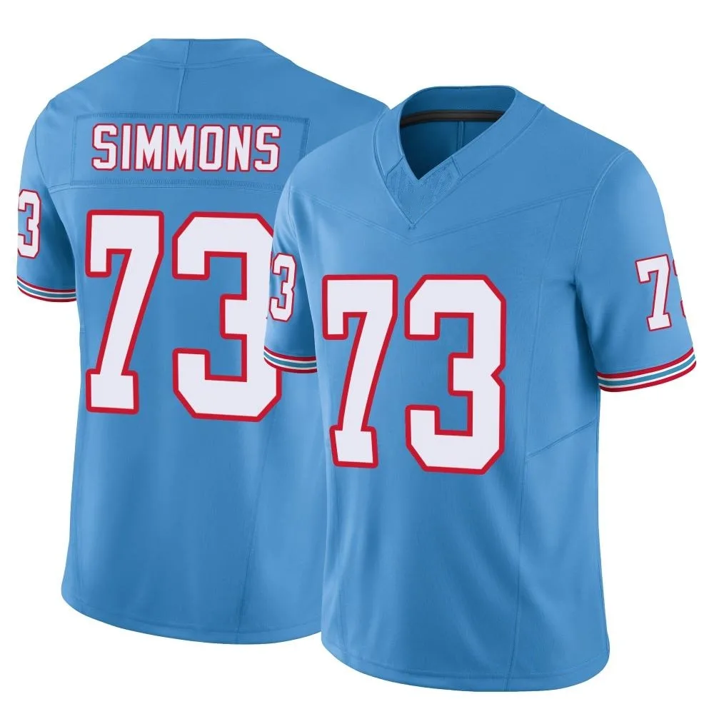 Men's Tennessee Titans Lachavious Simmons Nike Vapor F.U.S.E. Limited Light Blue Jersey Men's Tennessee Titans Lachavious Simmons Nike Vapor F.U.S.E. Limited Light Blue Jersey