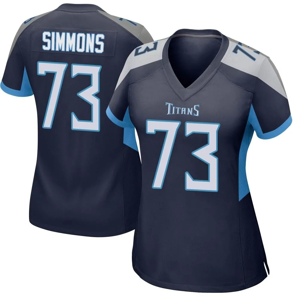 Women's Tennessee Titans Lachavious Simmons Nike Game Navy Jersey Women's Tennessee Titans Lachavious Simmons Nike Game Navy Jersey