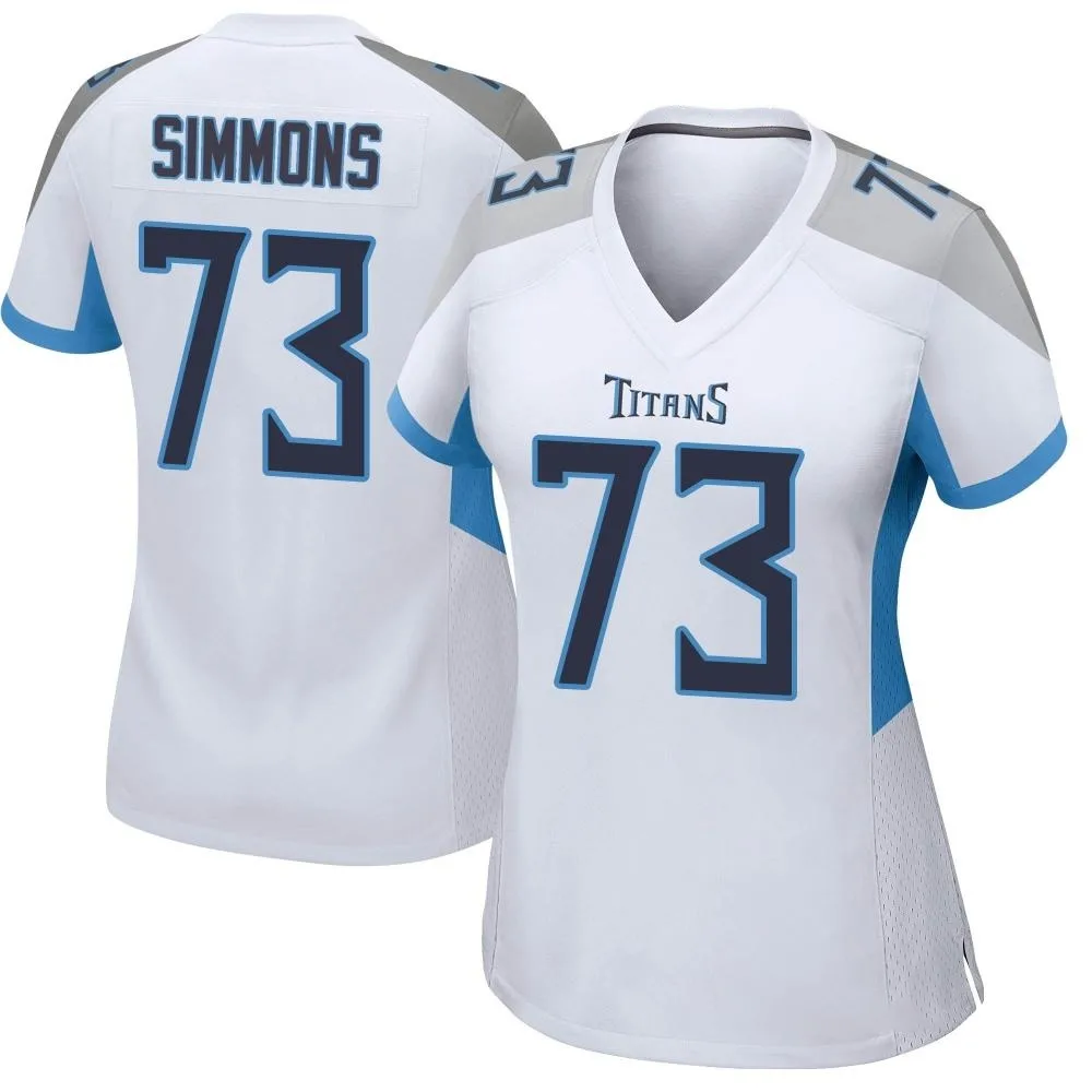 Women's Tennessee Titans Lachavious Simmons Nike Game White Jersey Women's Tennessee Titans Lachavious Simmons Nike Game White Jersey