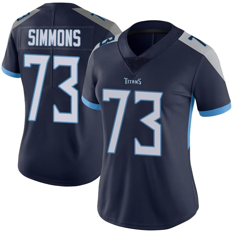 Women's Tennessee Titans Lachavious Simmons Nike Vapor Untouchable Limited Navy Jersey Women's Tennessee Titans Lachavious Simmons Nike Vapor Untouchable Limited Navy Jersey