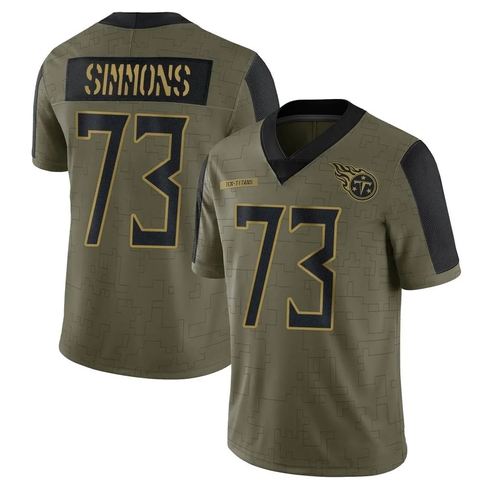 Youth Tennessee Titans Lachavious Simmons Nike 2021 Salute To Service Limited Olive Jersey Youth Tennessee Titans Lachavious Simmons Nike 2021 Salute To Service Limited Olive Jersey