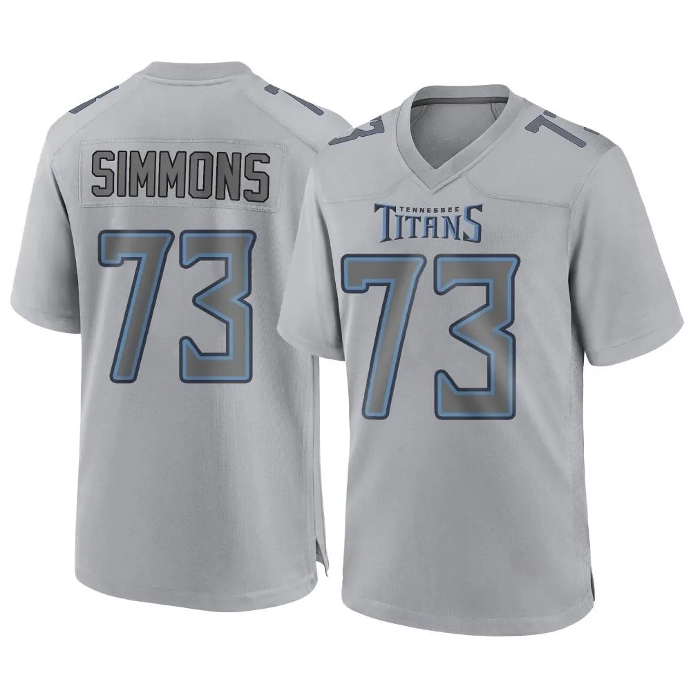 Youth Tennessee Titans Lachavious Simmons Nike Atmosphere Fashion Game Gray Jersey Youth Tennessee Titans Lachavious Simmons Nike Atmosphere Fashion Game Gray Jersey