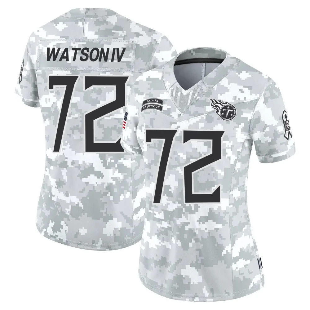 Women's Tennessee Titans Leroy Watson Iv Nike 2024 Salute to Service Limited Arctic Camo Jersey Women's Tennessee Titans Leroy Watson Iv Nike 2024 Salute to Service Limited Arctic Camo Jersey