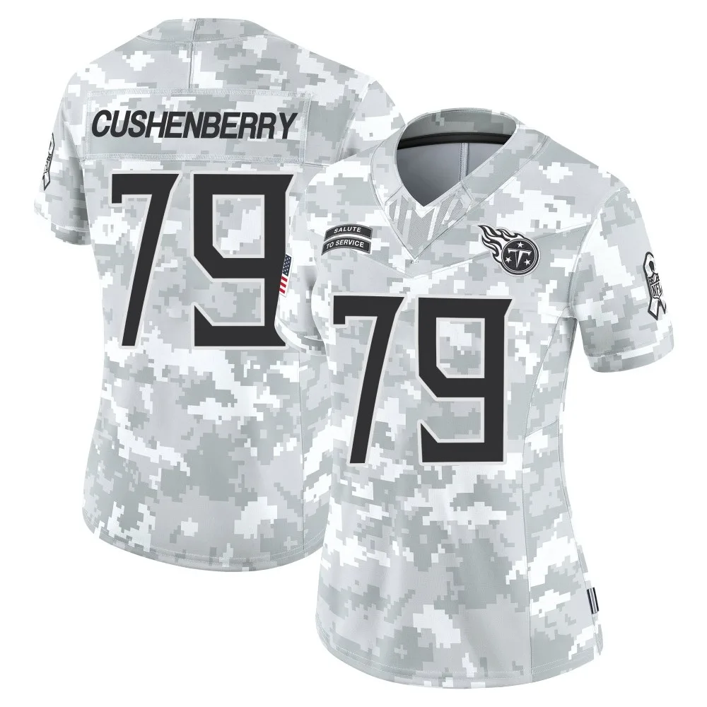 Women's Tennessee Titans Lloyd Cushenberry Iii Nike 2024 Salute to Service Limited Arctic Camo Jersey Women's Tennessee Titans Lloyd Cushenberry Iii Nike 2024 Salute to Service Limited Arctic Camo Jersey