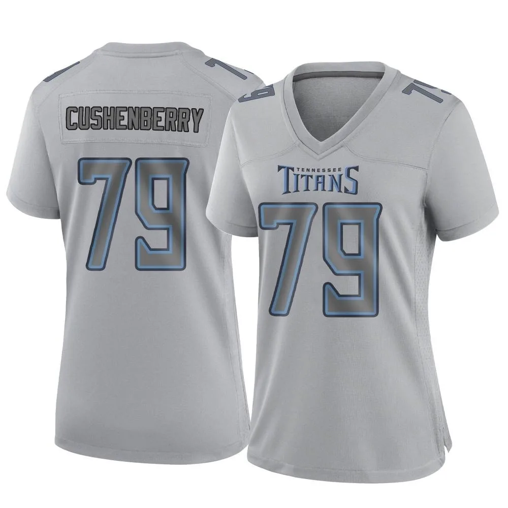 Women's Tennessee Titans Lloyd Cushenberry Iii Nike Atmosphere Fashion Game Gray Jersey Women's Tennessee Titans Lloyd Cushenberry Iii Nike Atmosphere Fashion Game Gray Jersey