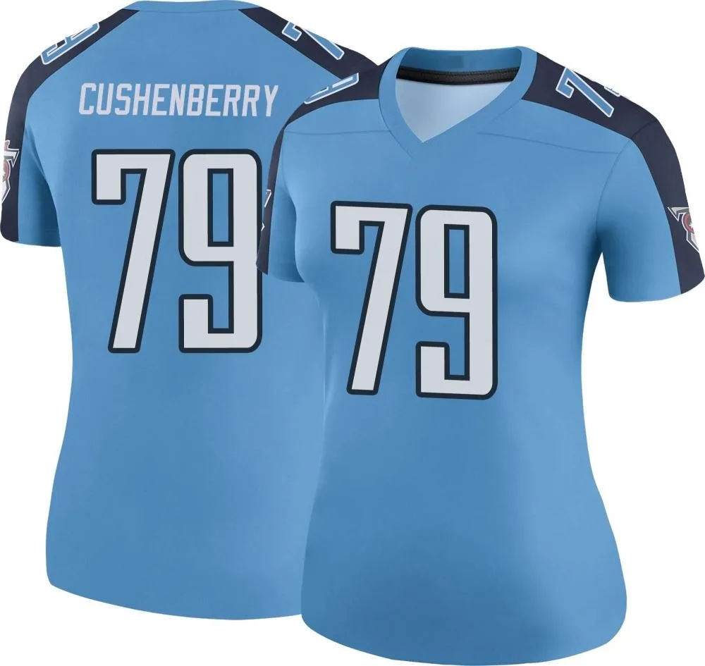 Women's Tennessee Titans Lloyd Cushenberry Iii Nike Color Rush Legend Light Blue Jersey Women's Tennessee Titans Lloyd Cushenberry Iii Nike Color Rush Legend Light Blue Jersey