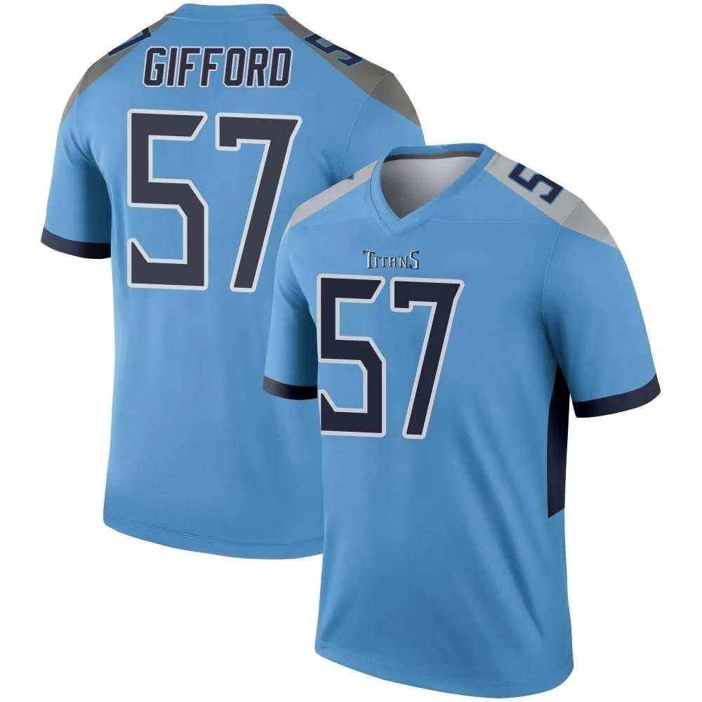 Men's Tennessee Titans Luke Gifford Nike Legend Light Blue Jersey Men's Tennessee Titans Luke Gifford Nike Legend Light Blue Jersey