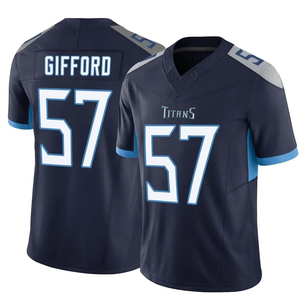 Men's Tennessee Titans Luke Gifford Nike Vapor F.U.S.E. Limited Navy Jersey Men's Tennessee Titans Luke Gifford Nike Vapor F.U.S.E. Limited Navy Jersey