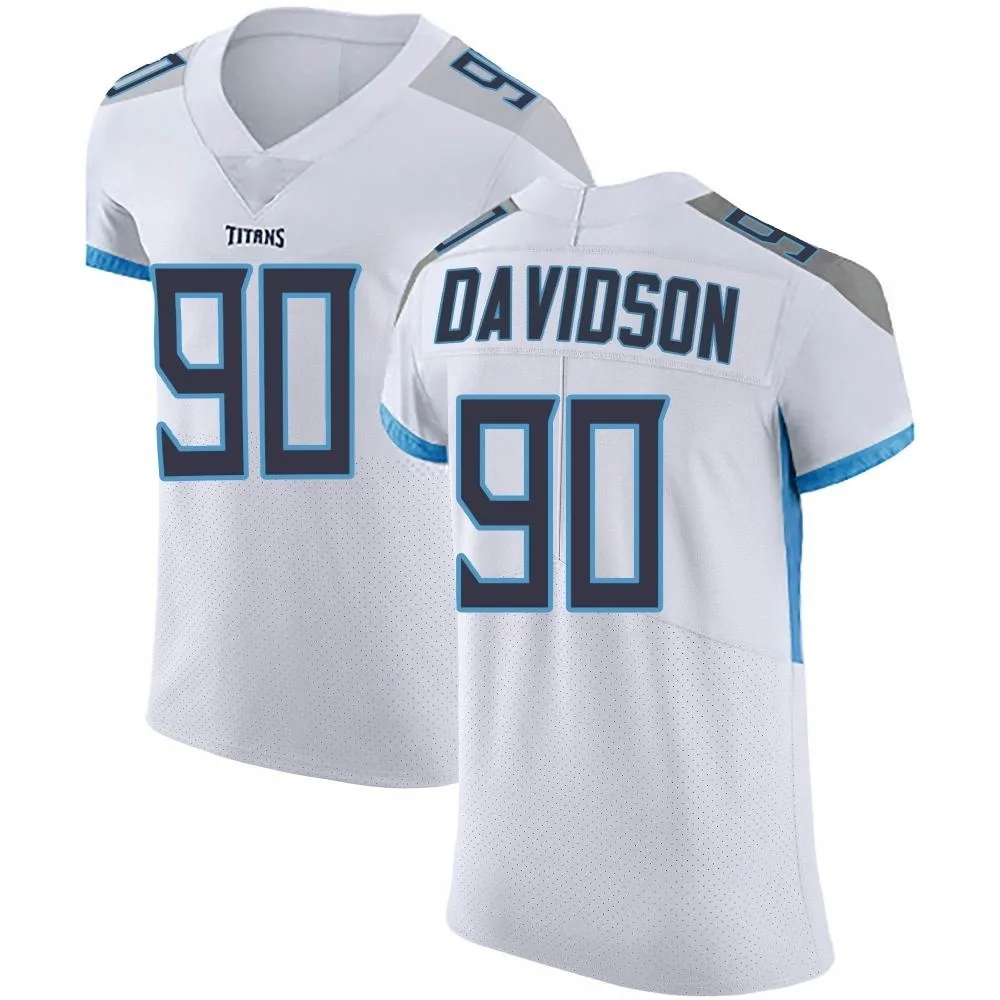 Men's Tennessee Titans Marlon Davidson Nike Vapor Untouchable Elite White Jersey Men's Tennessee Titans Marlon Davidson Nike Vapor Untouchable Elite White Jersey