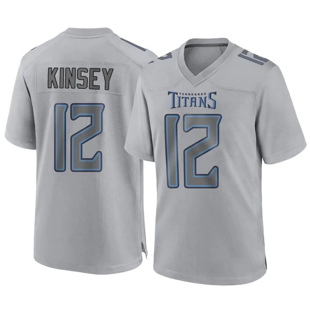 Men's Tennessee Titans Mason Kinsey Nike Atmosphere Fashion Game Gray Jersey Men's Tennessee Titans Mason Kinsey Nike Atmosphere Fashion Game Gray Jersey