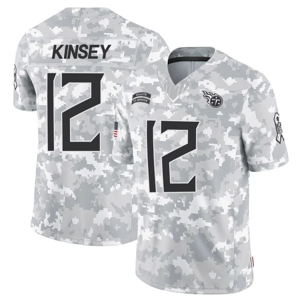 Youth Tennessee Titans Mason Kinsey Nike 2024 Salute to Service Limited Arctic Camo Jersey Youth Tennessee Titans Mason Kinsey Nike 2024 Salute to Service Limited Arctic Camo Jersey