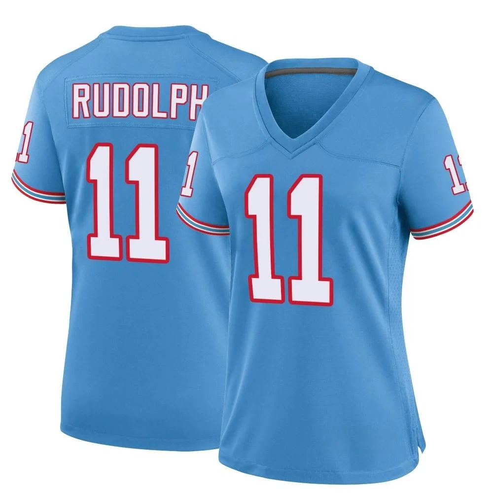 Women's Tennessee Titans Mason Rudolph Nike Oilers Throwback Alternate Game Light Blue Jersey Women's Tennessee Titans Mason Rudolph Nike Oilers Throwback Alternate Game Light Blue Jersey