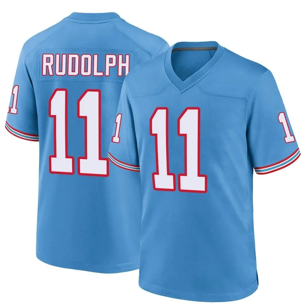 Youth Tennessee Titans Mason Rudolph Nike Oilers Throwback Alternate Game Light Blue Jersey Youth Tennessee Titans Mason Rudolph Nike Oilers Throwback Alternate Game Light Blue Jersey