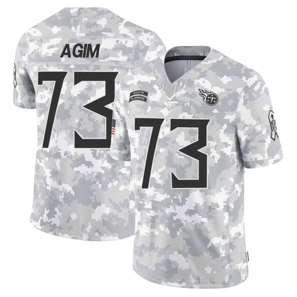 Men's Tennessee Titans Mctelvin Agim Nike 2024 Salute to Service Limited Arctic Camo Jersey Men's Tennessee Titans Mctelvin Agim Nike 2024 Salute to Service Limited Arctic Camo Jersey