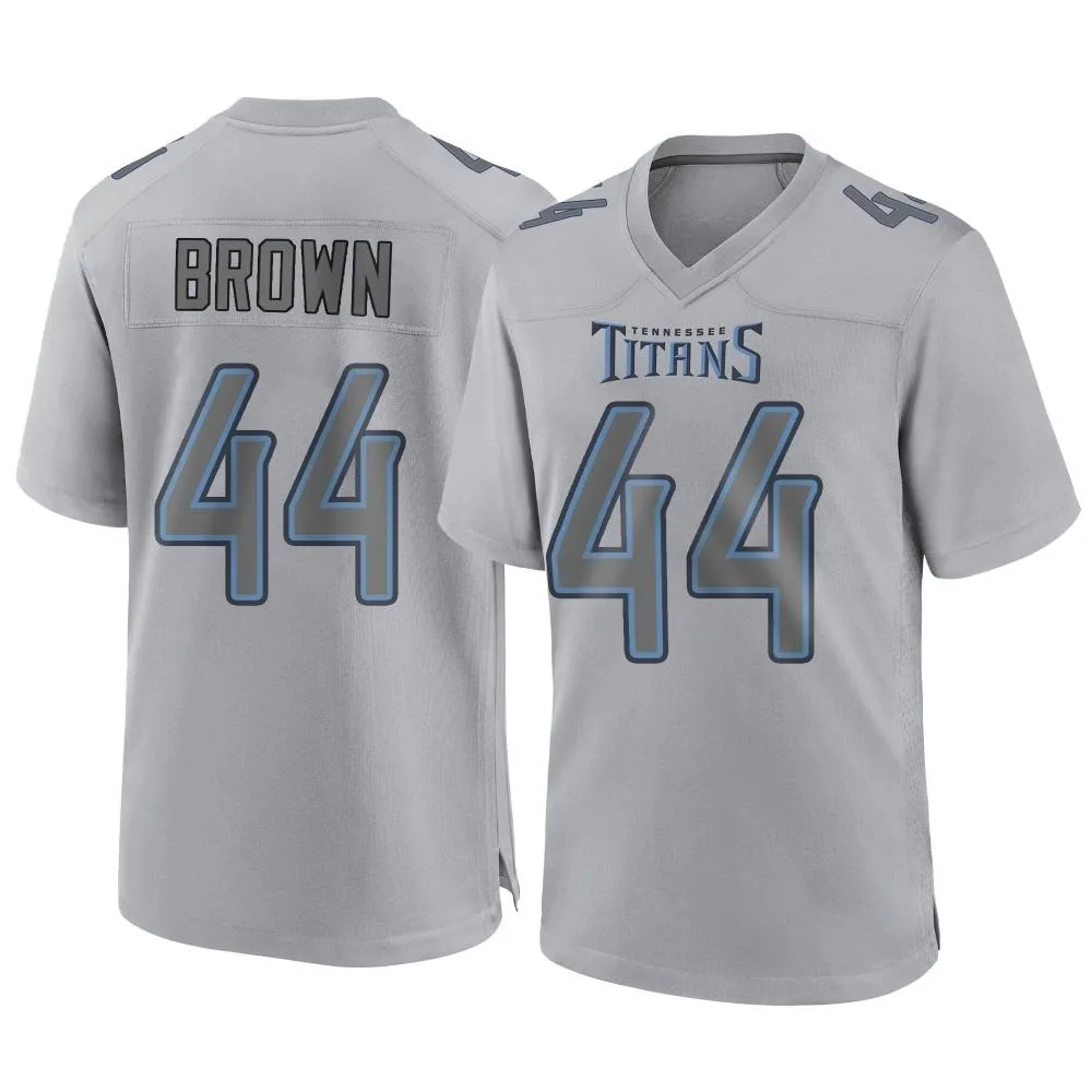 Men's Tennessee Titans Mike Brown Nike Atmosphere Fashion Game Gray Jersey Men's Tennessee Titans Mike Brown Nike Atmosphere Fashion Game Gray Jersey