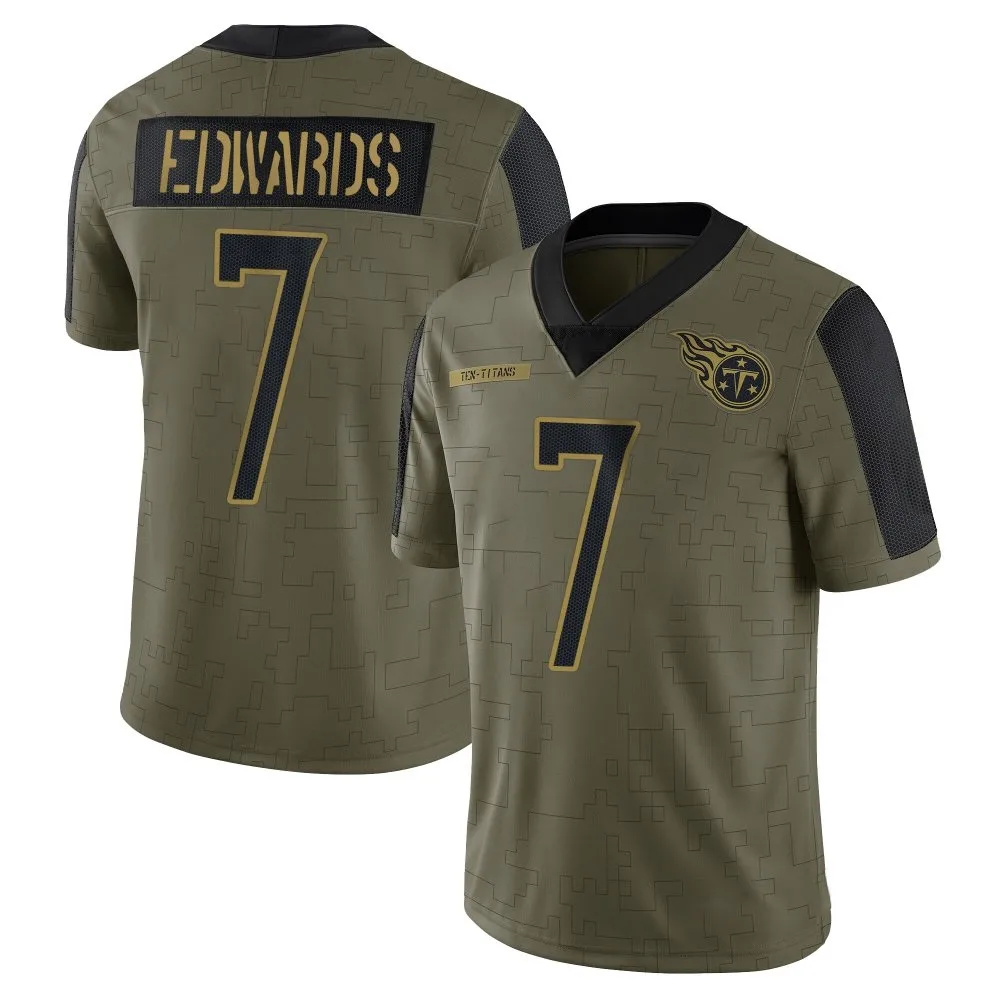 Men's Tennessee Titans Mike Edwards Nike 2021 Salute To Service Limited Olive Jersey Men's Tennessee Titans Mike Edwards Nike 2021 Salute To Service Limited Olive Jersey