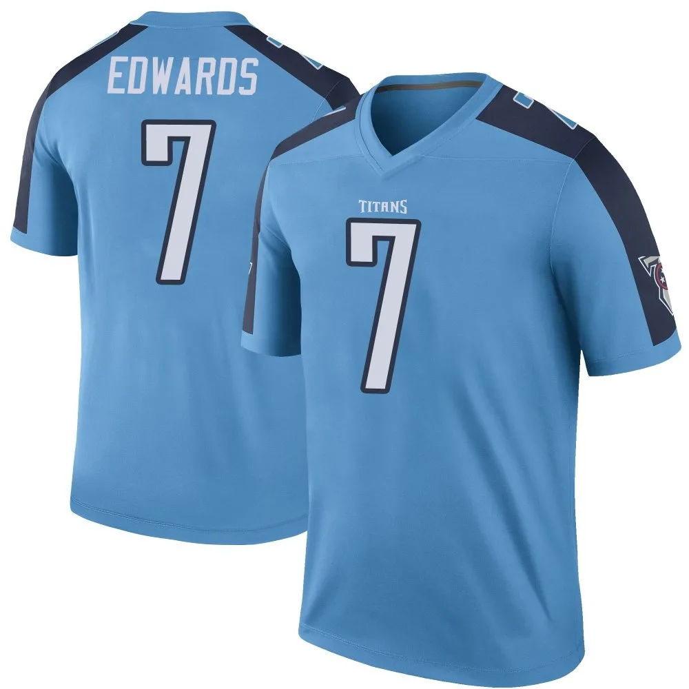 Men's Tennessee Titans Mike Edwards Nike Color Rush Legend Light Blue Jersey Men's Tennessee Titans Mike Edwards Nike Color Rush Legend Light Blue Jersey