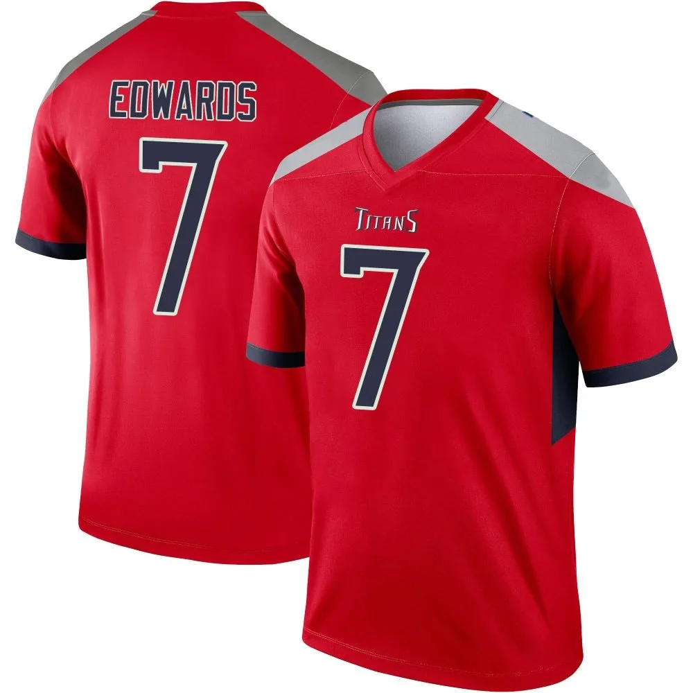 Men's Tennessee Titans Mike Edwards Nike Inverted Legend Red Jersey Men's Tennessee Titans Mike Edwards Nike Inverted Legend Red Jersey