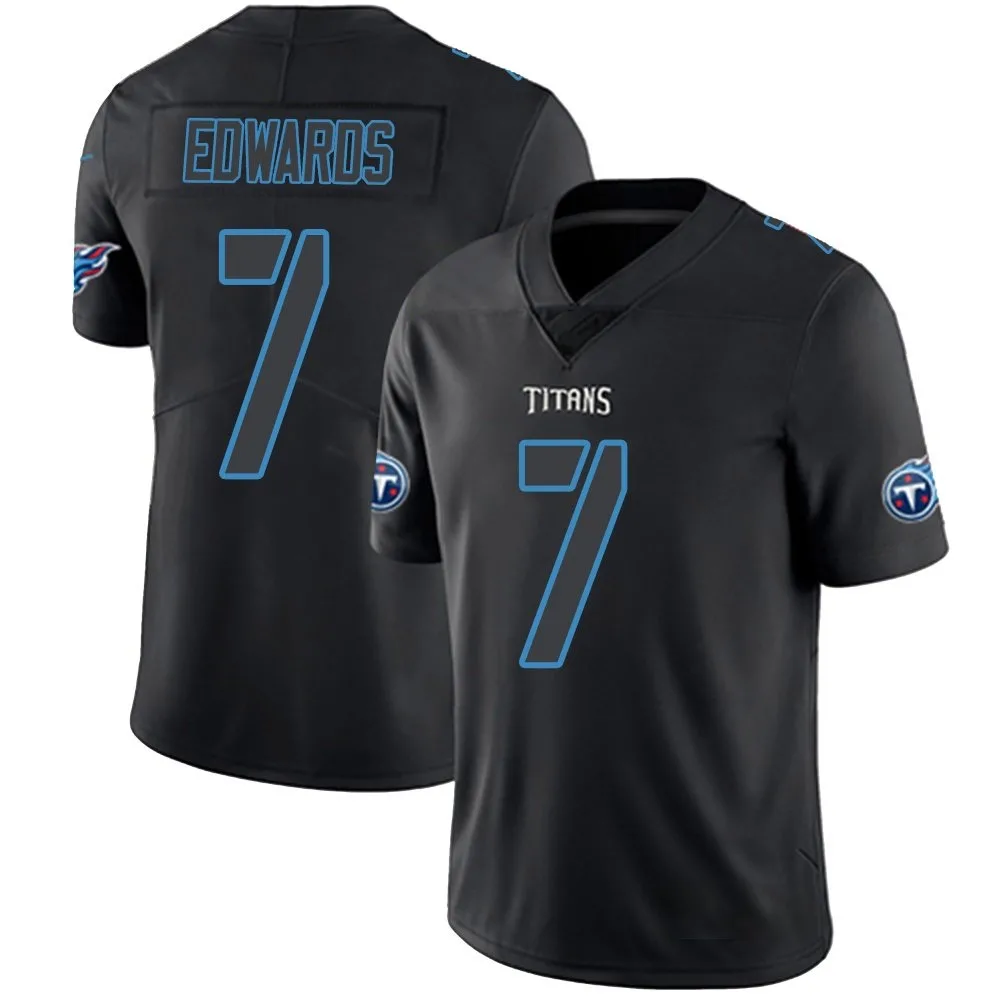 Men's Tennessee Titans Mike Edwards Nike Limited Black Impact Jersey Men's Tennessee Titans Mike Edwards Nike Limited Black Impact Jersey