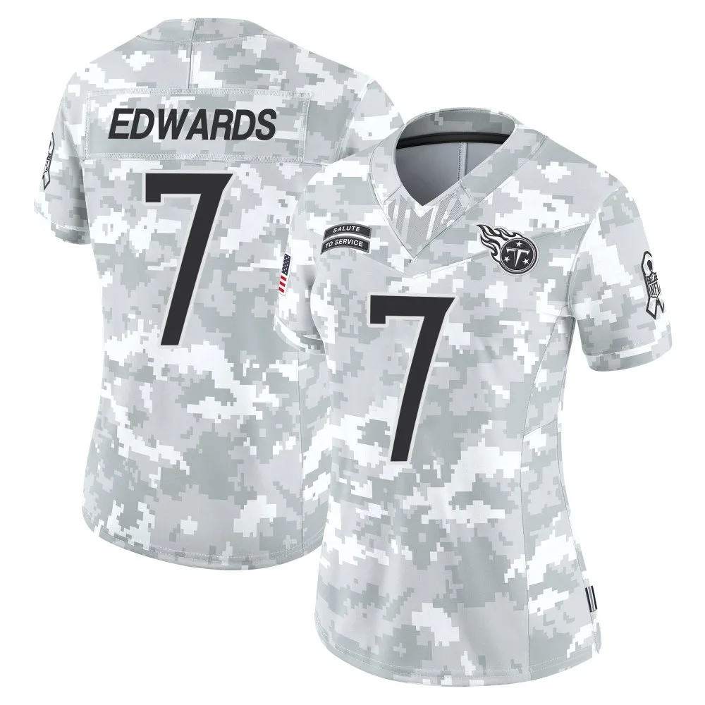 Women's Tennessee Titans Mike Edwards Nike 2024 Salute to Service Limited Arctic Camo Jersey Women's Tennessee Titans Mike Edwards Nike 2024 Salute to Service Limited Arctic Camo Jersey