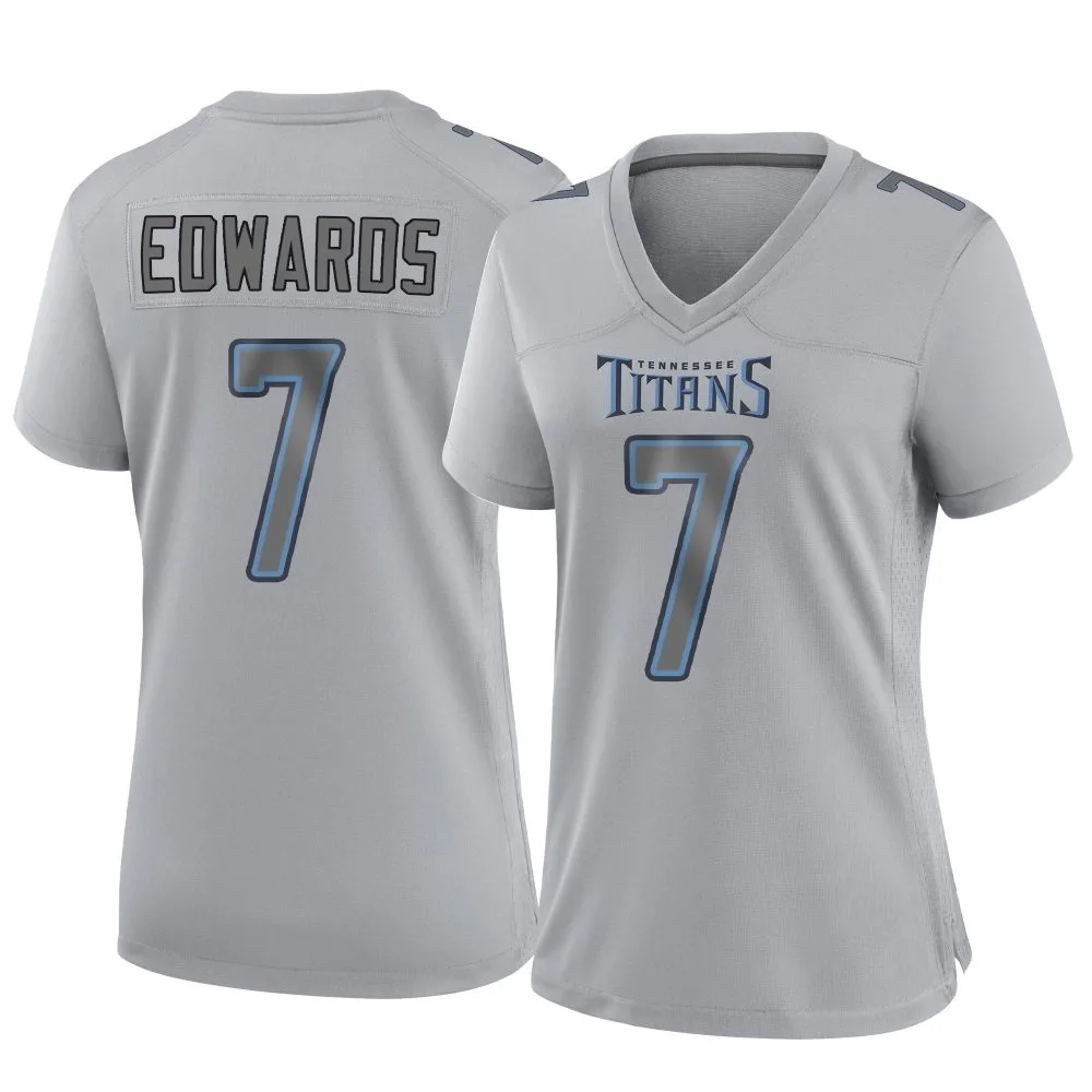 Women's Tennessee Titans Mike Edwards Nike Atmosphere Fashion Game Gray Jersey Women's Tennessee Titans Mike Edwards Nike Atmosphere Fashion Game Gray Jersey